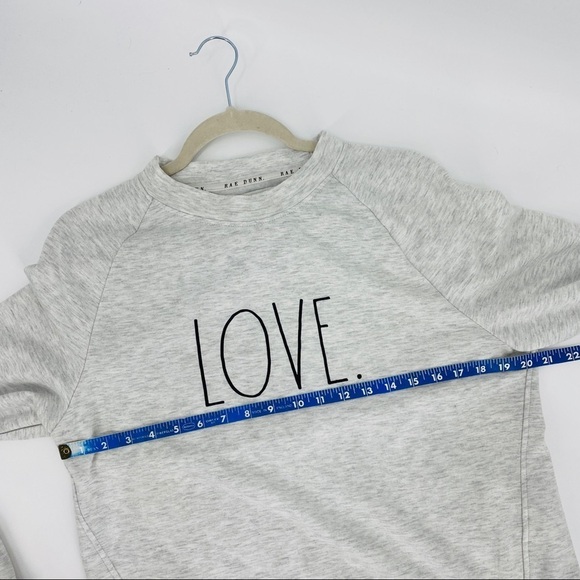 Rae Dunn LOVE Long Sleeve Soft Pullover Sweatshirt - Picture 7 of 10